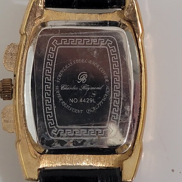 Charles Raymond Square Wrist Watch - Picture 4 of 6